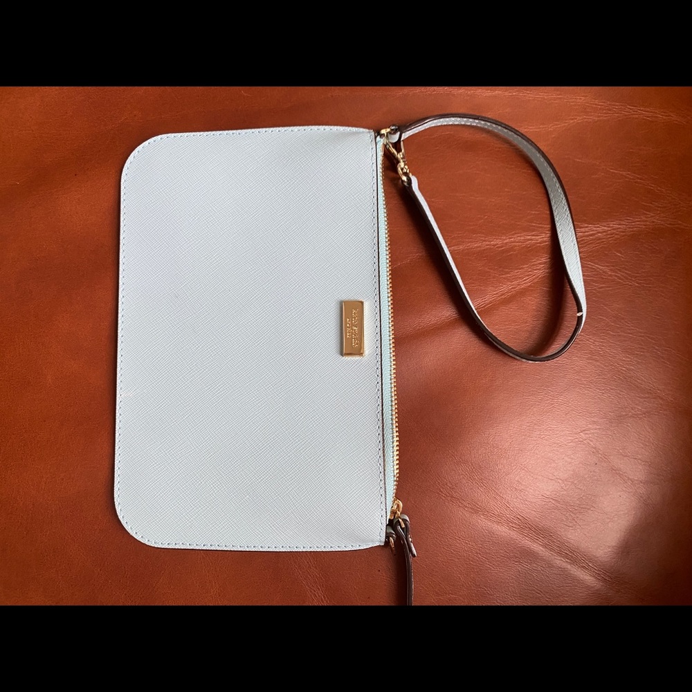 Light blue kate spade wristlet